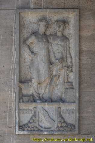 Mettmann - Reliefs Rheinland und Mettmann