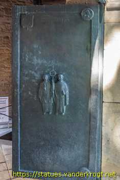Essen - Bronzetüre des Südportals des Atriums