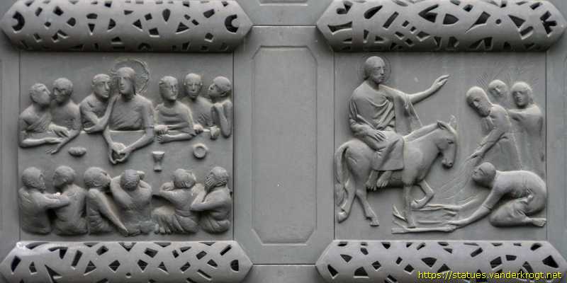 Essen-Steele - Bronzetüren der St.-Laurentius-Kirche