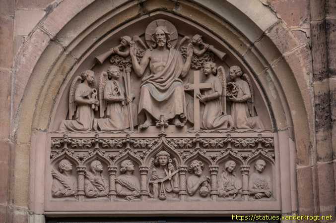 St. Wendel - Skulpturen an der Wendalinusbasilika