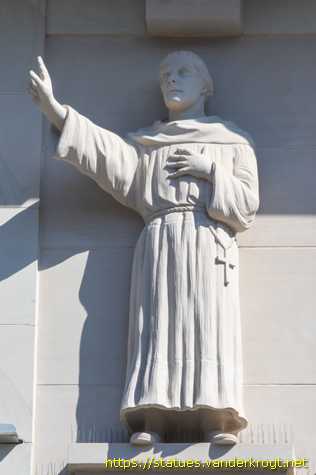 Leipzig - Fassadenfiguren Die Leipziger Disputation 1519
