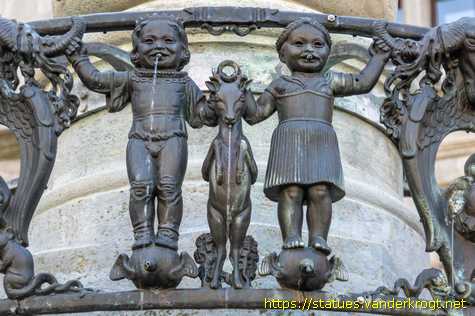 Leipzig - Rathausbrunnen <i>oder</i> Rattenfängerbrunnen