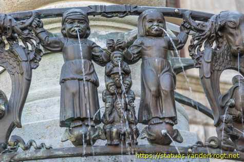 Leipzig - Rathausbrunnen <i>oder</i> Rattenfängerbrunnen