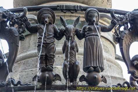 Leipzig - Rathausbrunnen <i>oder</i> Rattenfängerbrunnen