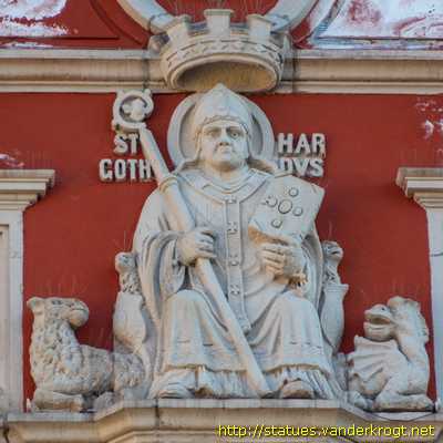 Gotha - Fassadenskulpturen am Alten Rathaus