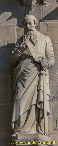 Erfurt - Heiligenstatuen an der Hohen Domkirche St. Marien
