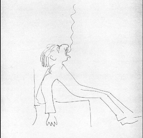 Juri Lotman - Selfportrait 1974