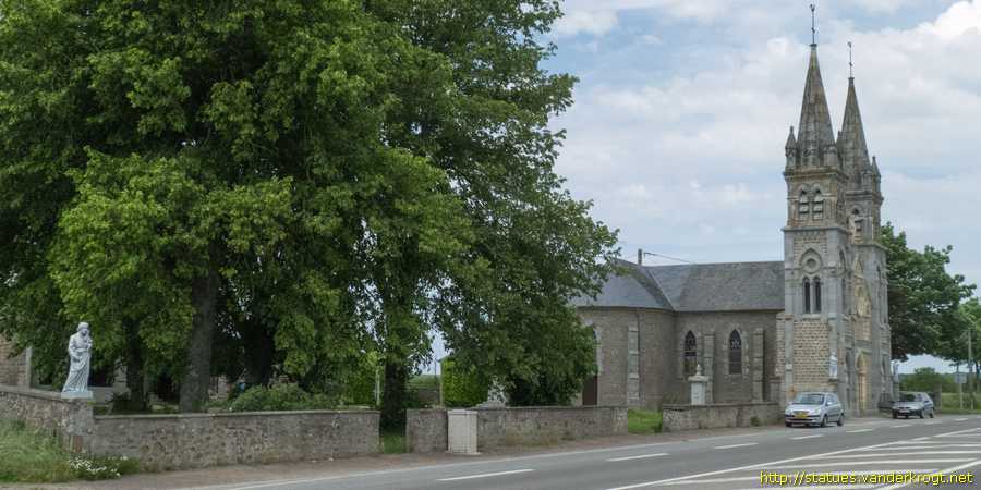 Le Reculey / Statues à la chapelle N.D. du Bocage