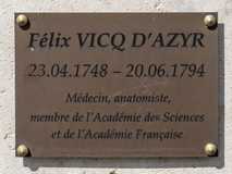 Valognes - Félix Vicq d'Azyr