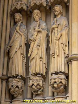 Metz - Sculptures sur la Cathédrale