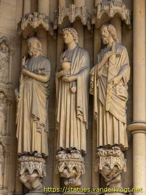 Metz - Sculptures sur la Cathédrale