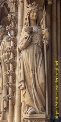 Metz - Sculptures sur la Cathédrale