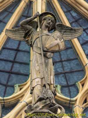 Metz - Sculptures sur la Cathédrale