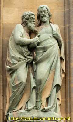 Metz - Sculptures sur la Cathédrale