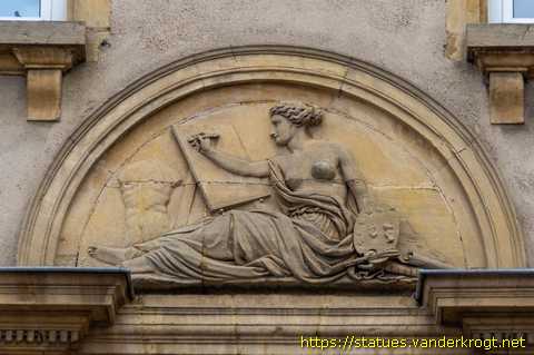 Metz - Mercure et quatre arts libéraux