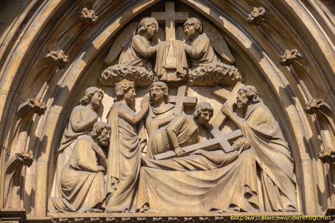 Metz - Sculptures sur l'Église Sainte-Ségolène