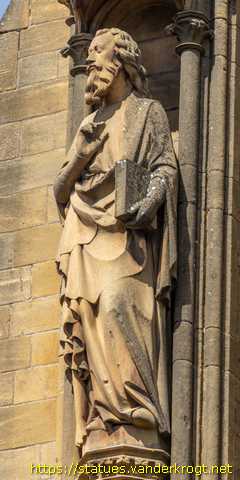 Metz - Sculptures sur l'Église Sainte-Ségolène