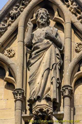 Metz - Sculptures sur l'Église Sainte-Ségolène