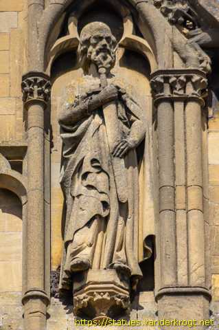 Metz - Sculptures sur l'Église Sainte-Ségolène