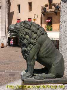 Annecy - Fontaine aux lions et tortues