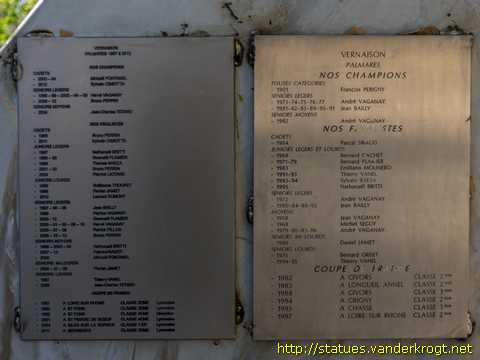 Vernaison - Jouteurs en acier inoxydable