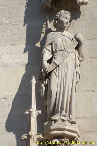 Lyon - Saints à la Cathédrale (façade ouest)
