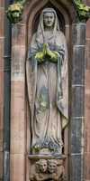 Lichfield - Statues on the Lady Chapel of Lichfield Cathedral