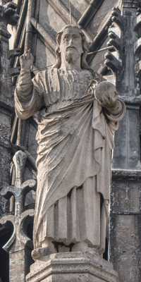 London - Christ, King Solomon and King Alfred