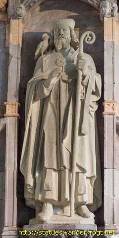 Saint David's - Tyddewi / Statues at the Bishop Gower's Screen
