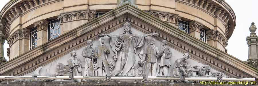 Birmingham - Pediments and Mosaic at the Council House