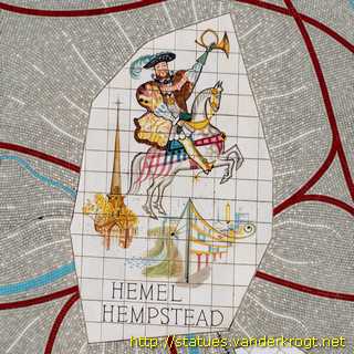 Hemel Hempstead - Tile Mosaic Map