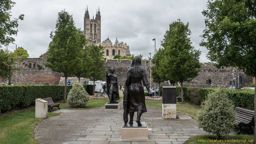 Canterbury - King Ethelbert and Queen Bertha
