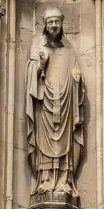Canterbury - Statues on the West Front of Canterbury Cathedral