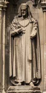 Canterbury - Statues on the West Front of Canterbury Cathedral