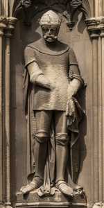Canterbury - Statues on the West Front of Canterbury Cathedral