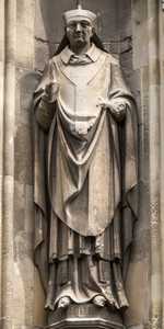 Canterbury - Statues on the West Front of Canterbury Cathedral