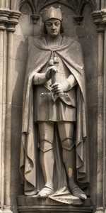 Canterbury - Statues on the West Front of Canterbury Cathedral