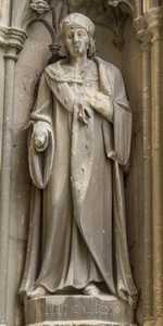Canterbury - Statues on the West Front of Canterbury Cathedral