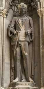 Canterbury - Statues on the West Front of Canterbury Cathedral
