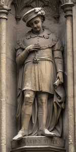 Canterbury - Statues on the West Front of Canterbury Cathedral