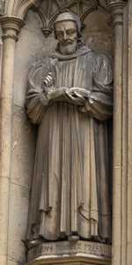 Canterbury - Statues on the West Front of Canterbury Cathedral