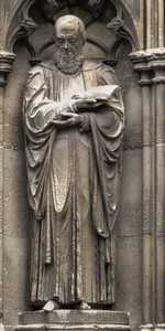 Canterbury - Statues on the West Front of Canterbury Cathedral
