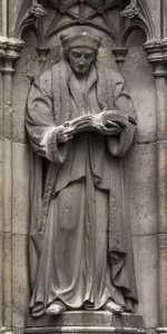 Canterbury - Statues on the West Front of Canterbury Cathedral