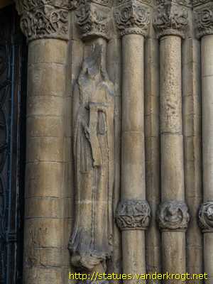 Rochester - Statues at the North Portal of Rochester Cathedral