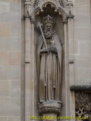 Oxford - St. John the Baptist, Walter de Merton and King Henry III
