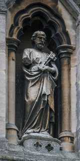 Oxford - Saints' Statues at Keble College Chapel