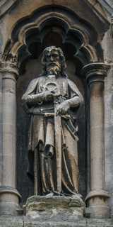 Oxford - Saints' Statues at Keble College Chapel