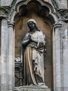 Oxford - Saints' Statues at Keble College Chapel