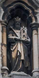 Oxford - Saints' Statues at Keble College Chapel