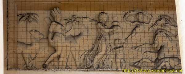 Bristol - Britannia, Neptune and Minerva receiving tribute from the continents